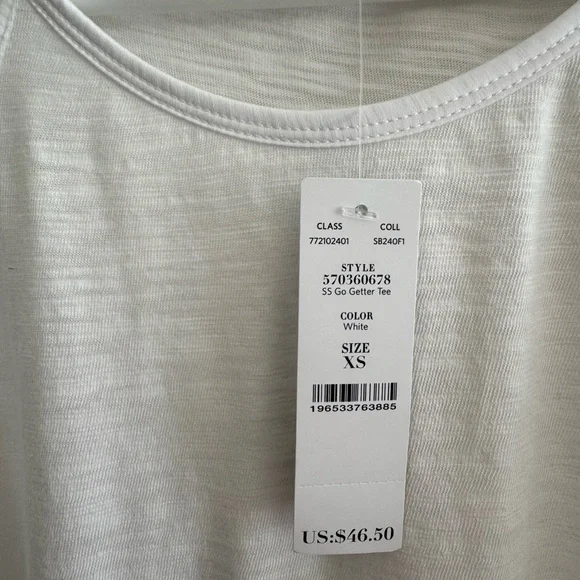 White House Black Market White Tee - Picture 5 of 5